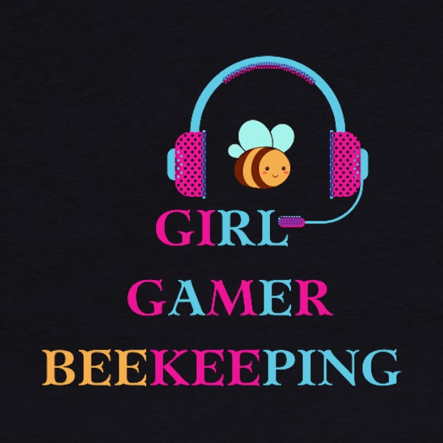 girl gamer beekeeping by houdasagna